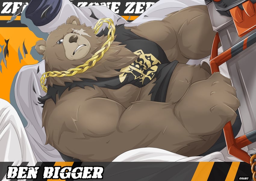 ben bigger (zenless zone zero) drawn by osaru_(bon_donuts)