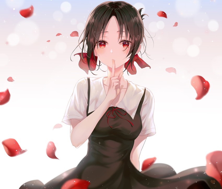 shinomiya kaguya (kaguya-sama wa kokurasetai ~tensai-tachi no renai zunousen~) drawn by heeri