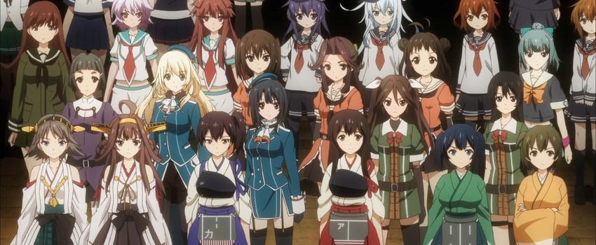 kaga, hibiki, kongou, inazuma, akagi, and 17 more (kantai collection)