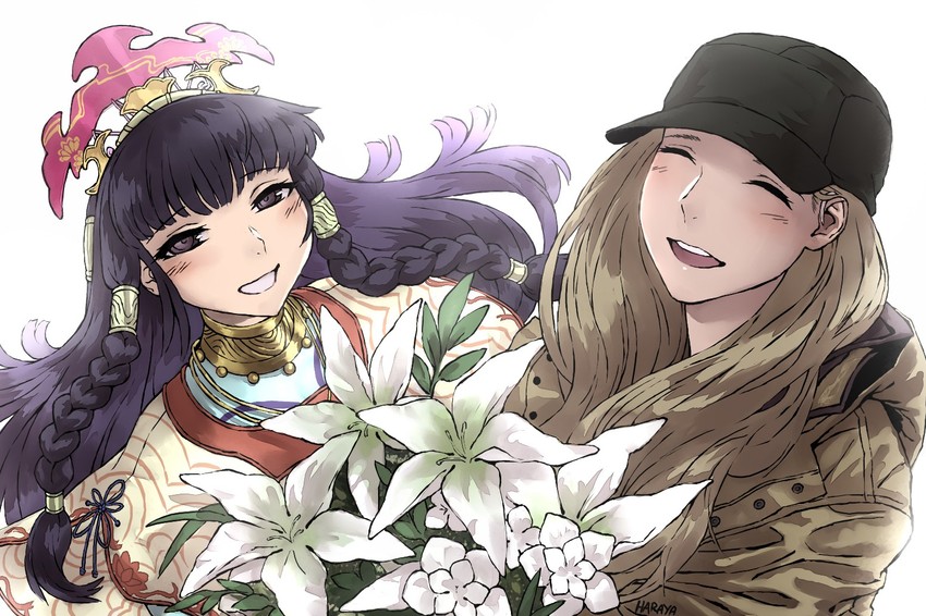 rosemary winters and mithra (resident evil and 3 more) drawn by haraya_manawari