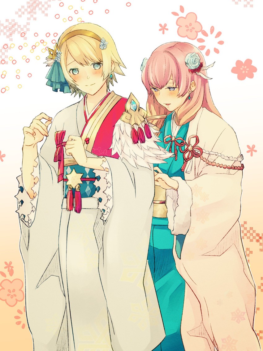 fjorm and gunnthra (fire emblem and 1 more) drawn by nishimura_(shinchinagachi)