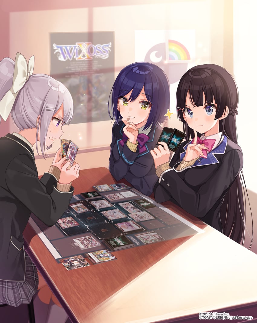 tsukino mito, higuchi kaede, and shizuka rin (nijisanji and 1 more) drawn by shigure_ui