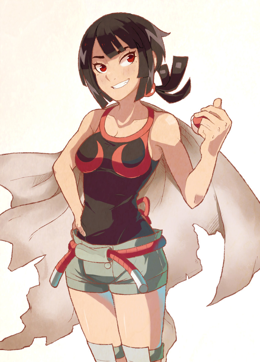 zinnia (pokemon and 1 more) drawn by sally_(luna-arts)