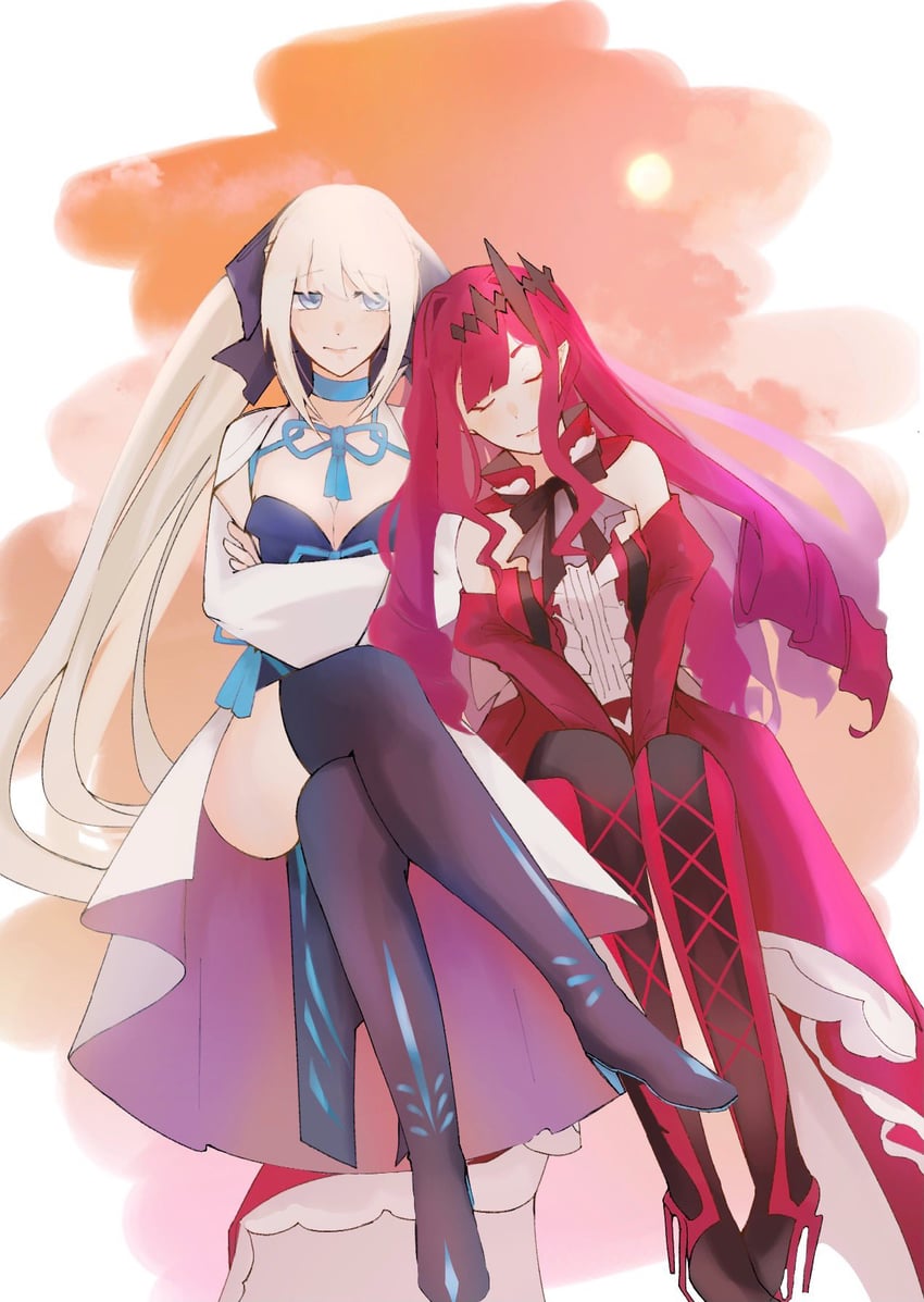 baobhan sith and morgan le fay (fate and 1 more) drawn by mabotofu_maki