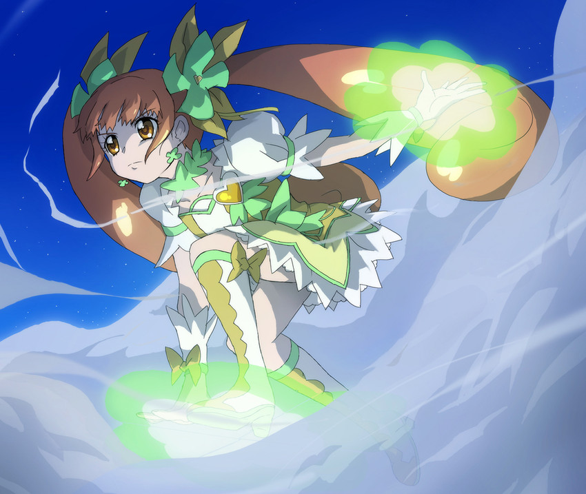 yotsuba alice and cure rosetta (precure and 1 more) drawn by futa-futa