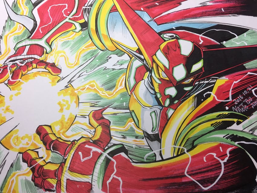 shin getter-1 (getter robo and 1 more) drawn by tsushima_naoto