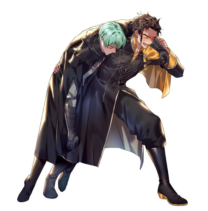 claude von riegan and male byleth (fire emblem and 1 more) drawn by offcar