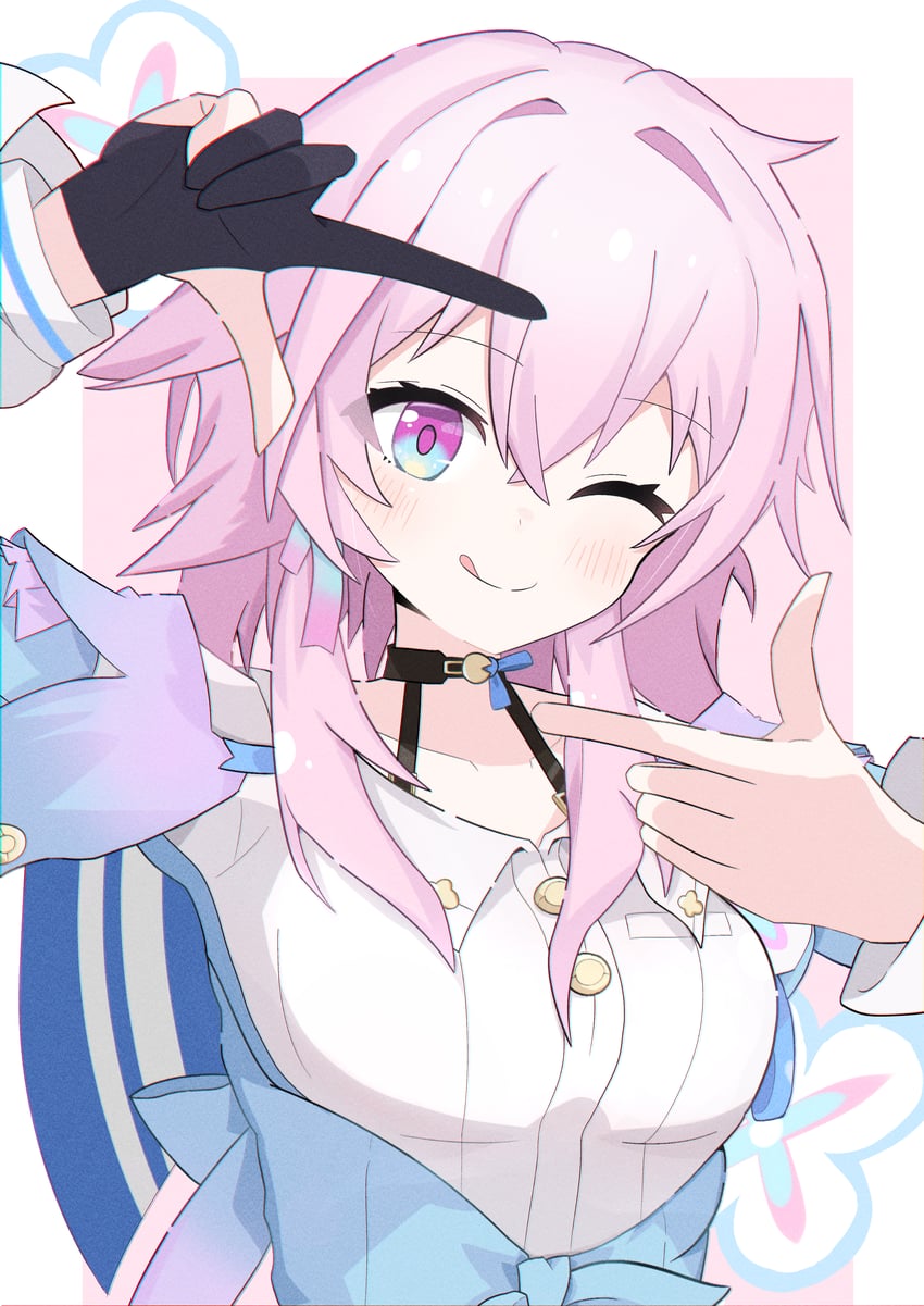 march 7th (honkai and 1 more) drawn by qiao_(pixiv_101355790)