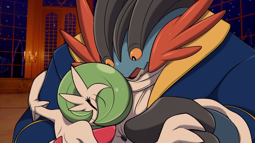 gardevoir, mega gardevoir, swampert, beast, and mega swampert (pokemon and 1 more) drawn by mgx0