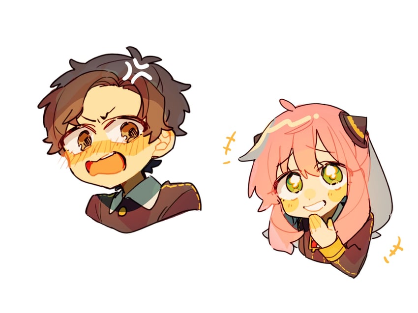 anya and damian desmond (spy x family) drawn by yingwdcp999