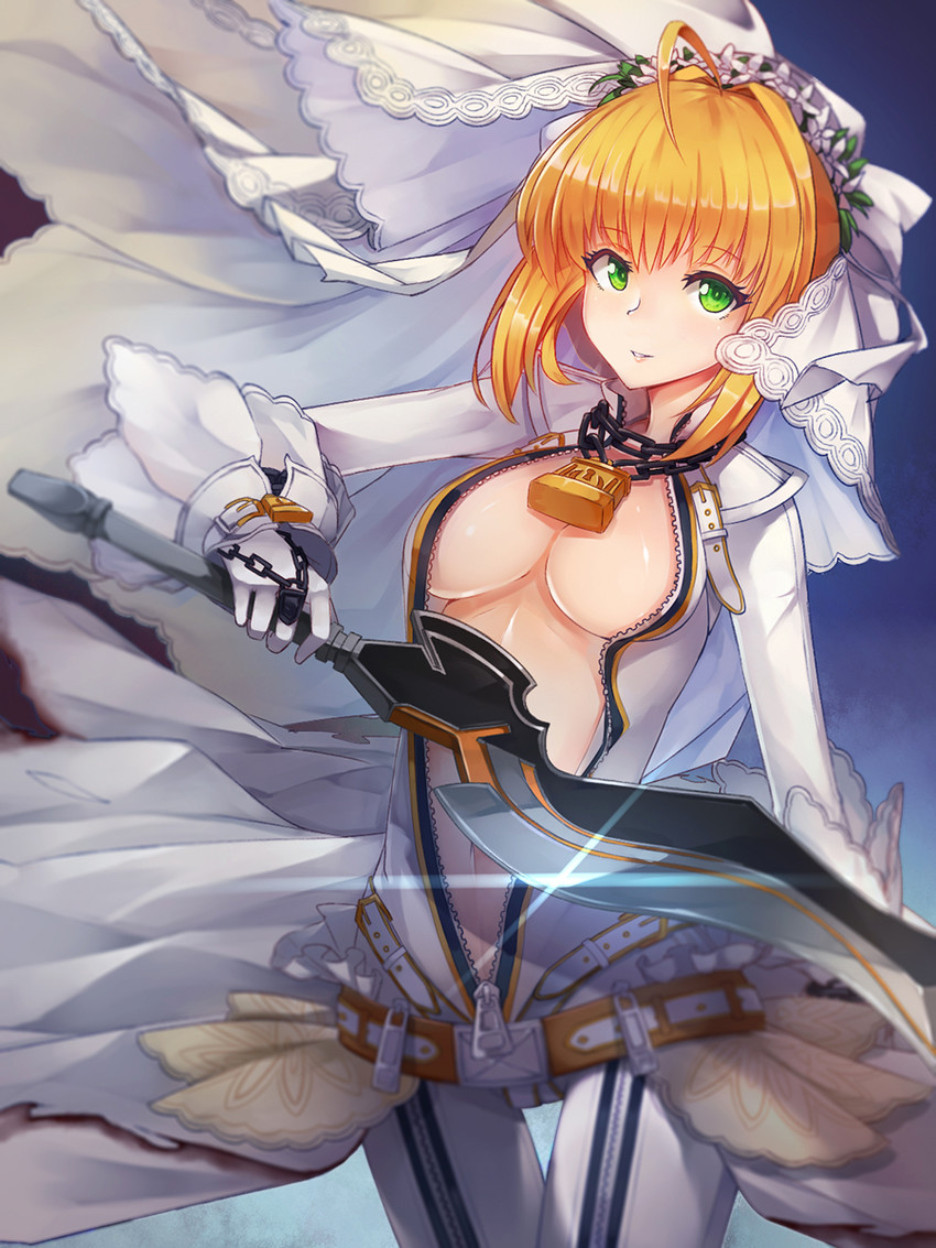 nero claudius (fate and 2 more) drawn by mhong