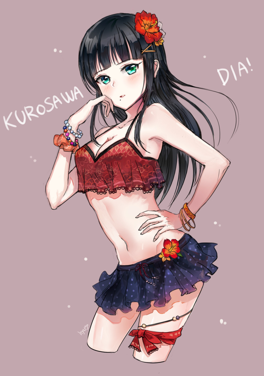 kurosawa dia (love live! and 2 more) drawn by hyugo