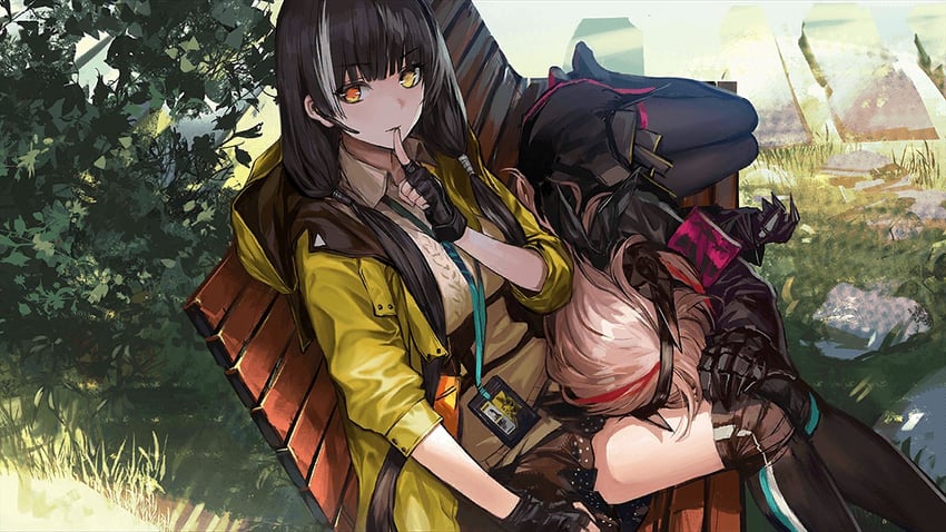 m4 sopmod ii and ro635 (girls' frontline) drawn by infukun