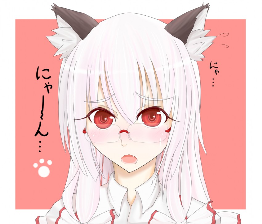 fujiwara no mokou (touhou) drawn by matsura_(nagatosan)