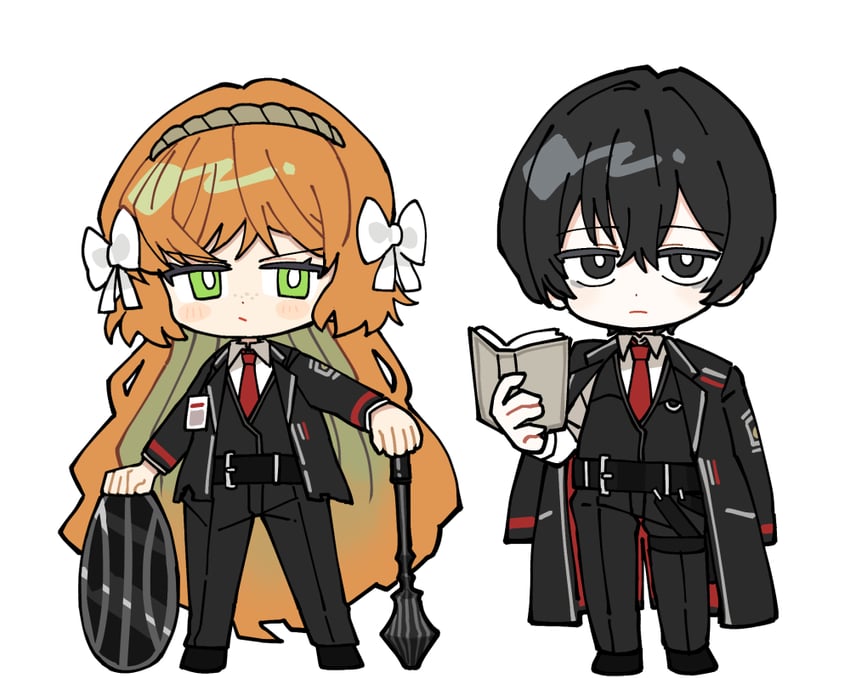 ishmael and yi sang (project moon and 1 more) drawn by pinch_(nesume)