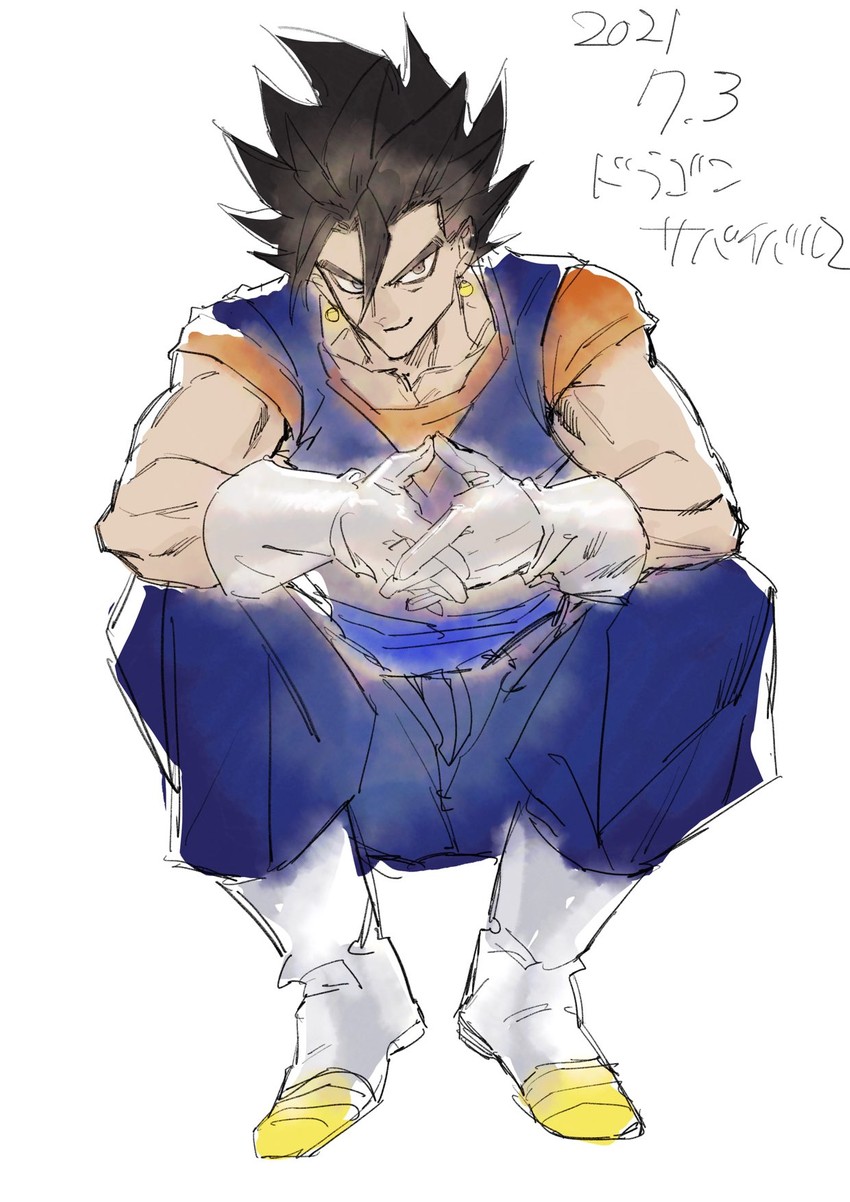 vegetto (dragon ball and 1 more) drawn by shin_(sinsin12121)