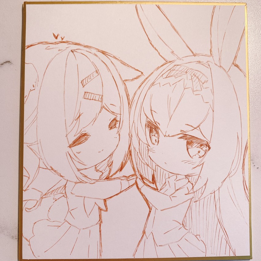 cynthia riddle and amamiya aki (mofumofu channel and 1 more) drawn by p19