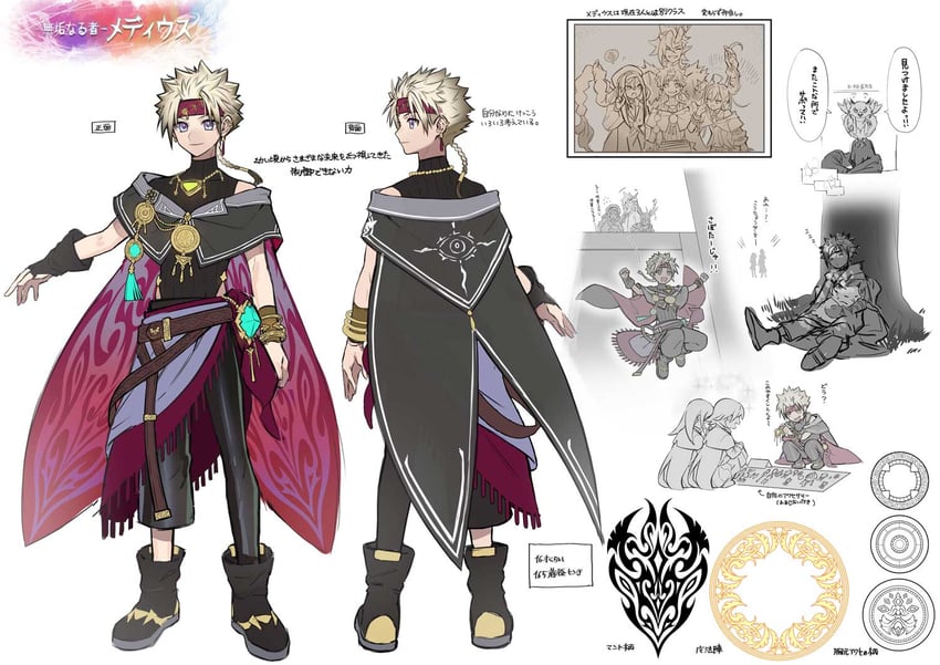 artmagia finemelt, artmegia litera, medius the innocent, and artmagia graphlare (yu-gi-oh!) drawn by anonymous_(yu-gi-oh!)