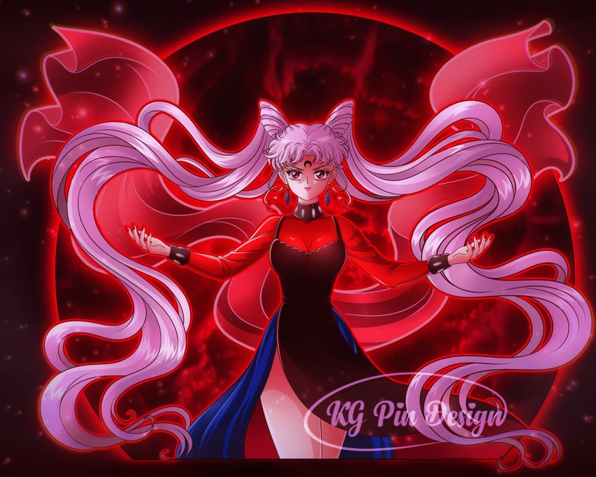 black lady (bishoujo senshi sailor moon and 1 more) drawn by k.g.fantasy