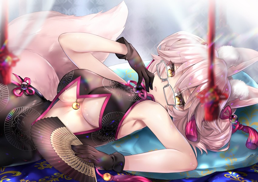 tamamo and koyanskaya (fate and 1 more) drawn by hane_yuki