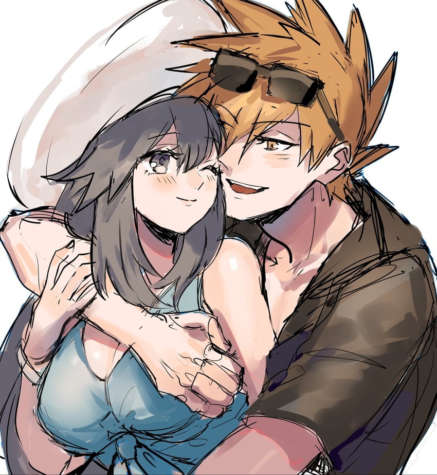 blue oak and leaf (pokemon and 2 more) drawn by kash-phia