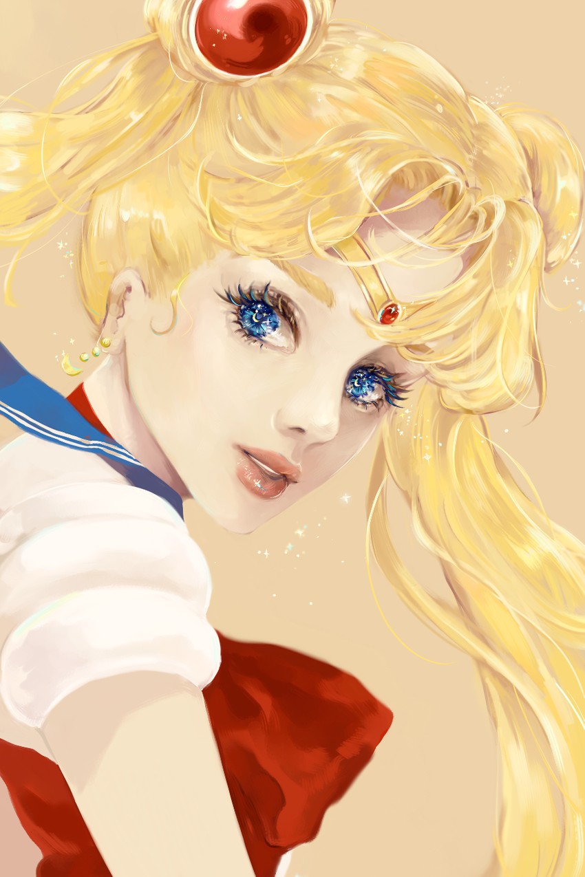 tsukino usagi and sailor moon (bishoujo senshi sailor moon) drawn by conniekims