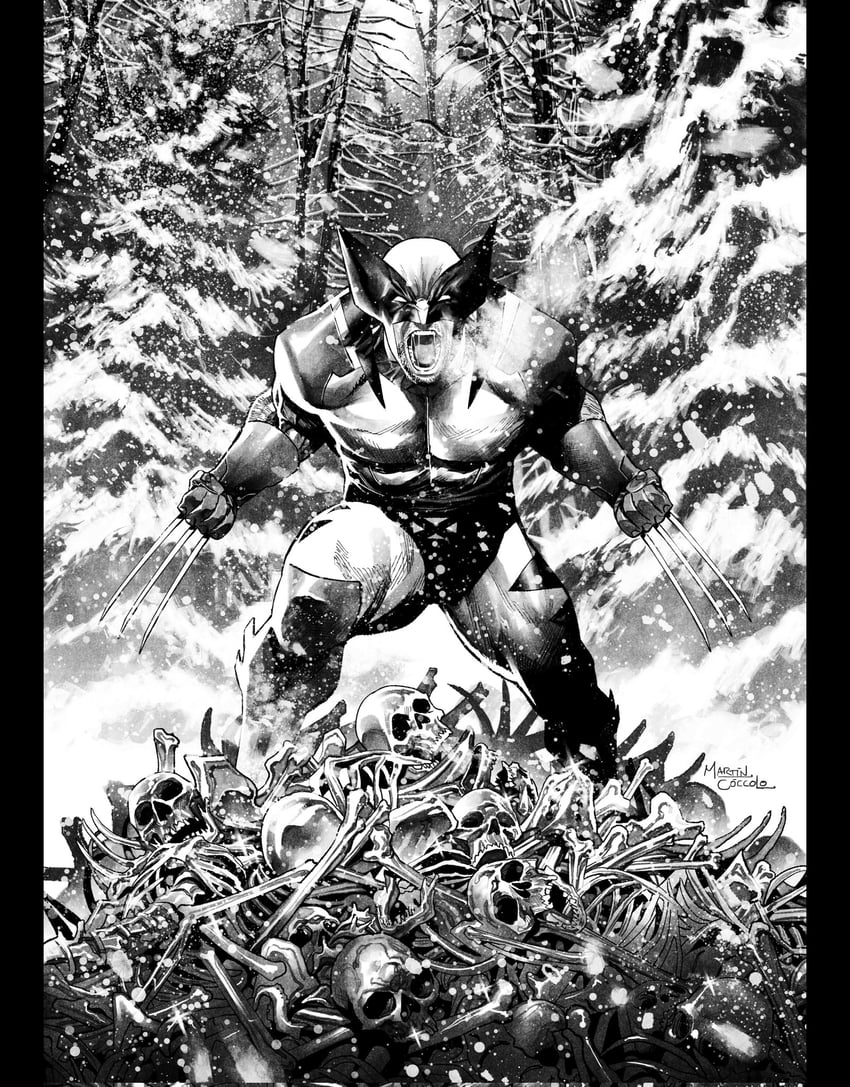 wolverine (marvel and 1 more) drawn by coccolo_martin