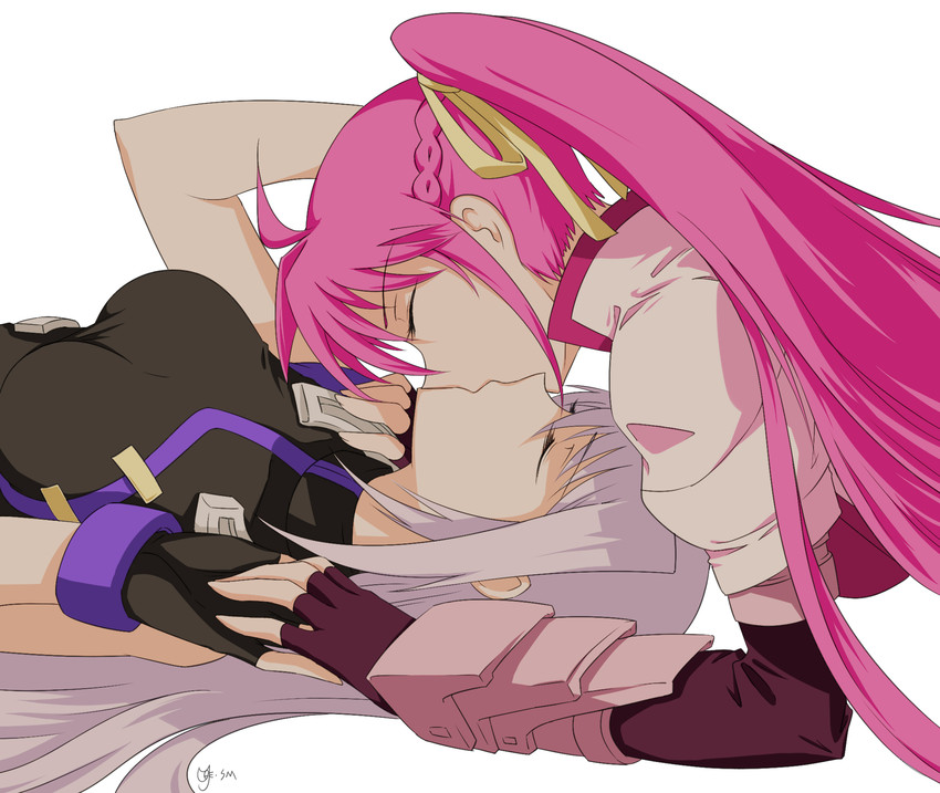 signum and reinforce (lyrical nanoha and 3 more) drawn by shumai_(sm318)