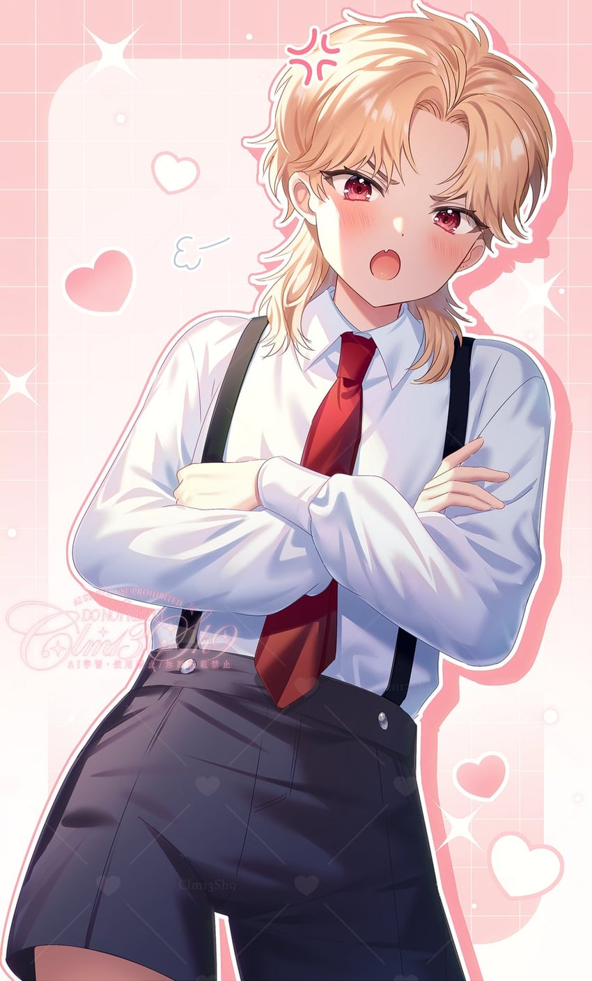 dio brando (jojo no kimyou na bouken and 1 more) drawn by clm13sh9
