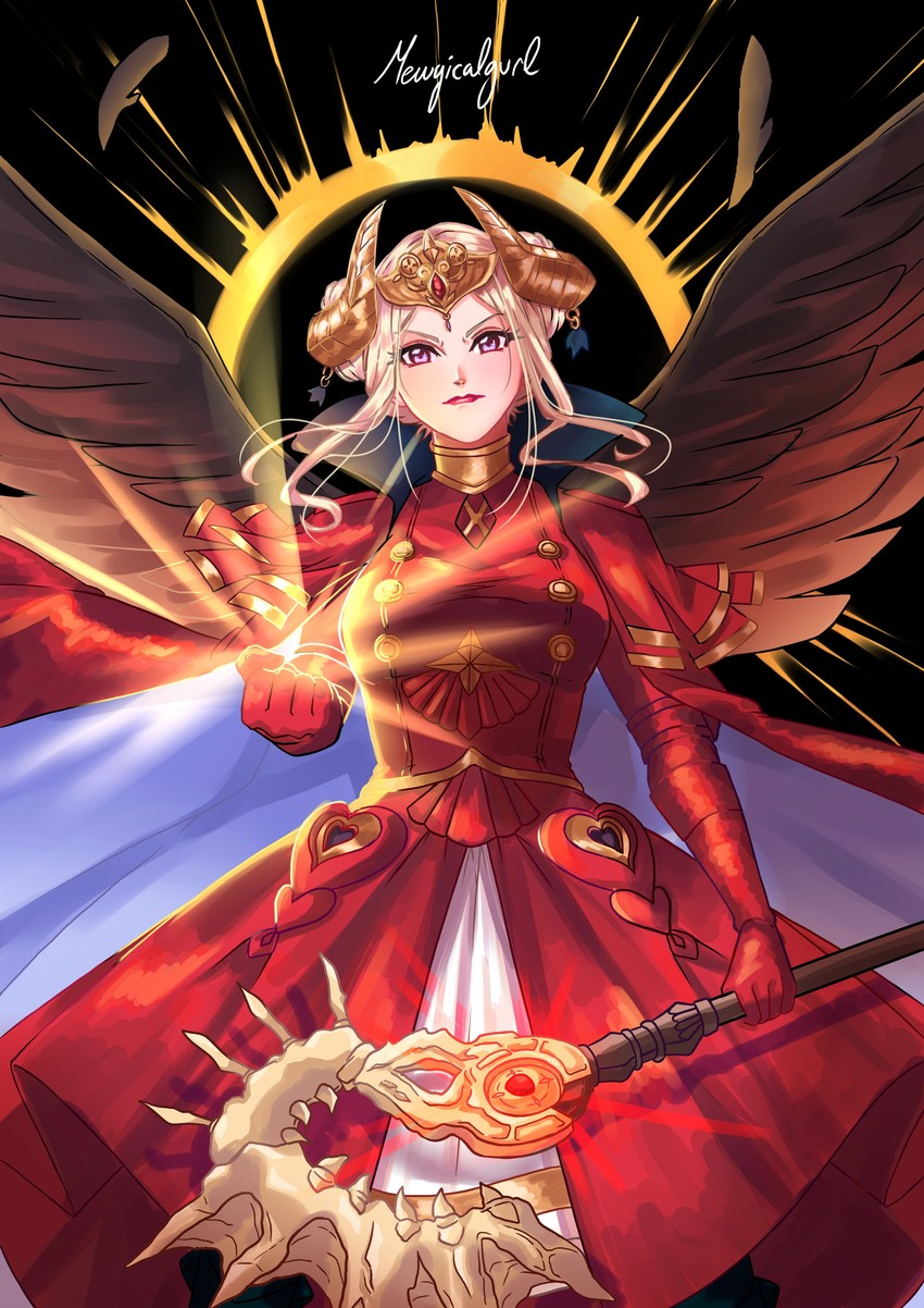 edelgard von hresvelg (fire emblem and 1 more) drawn by marina_(mewgicalgurlart)