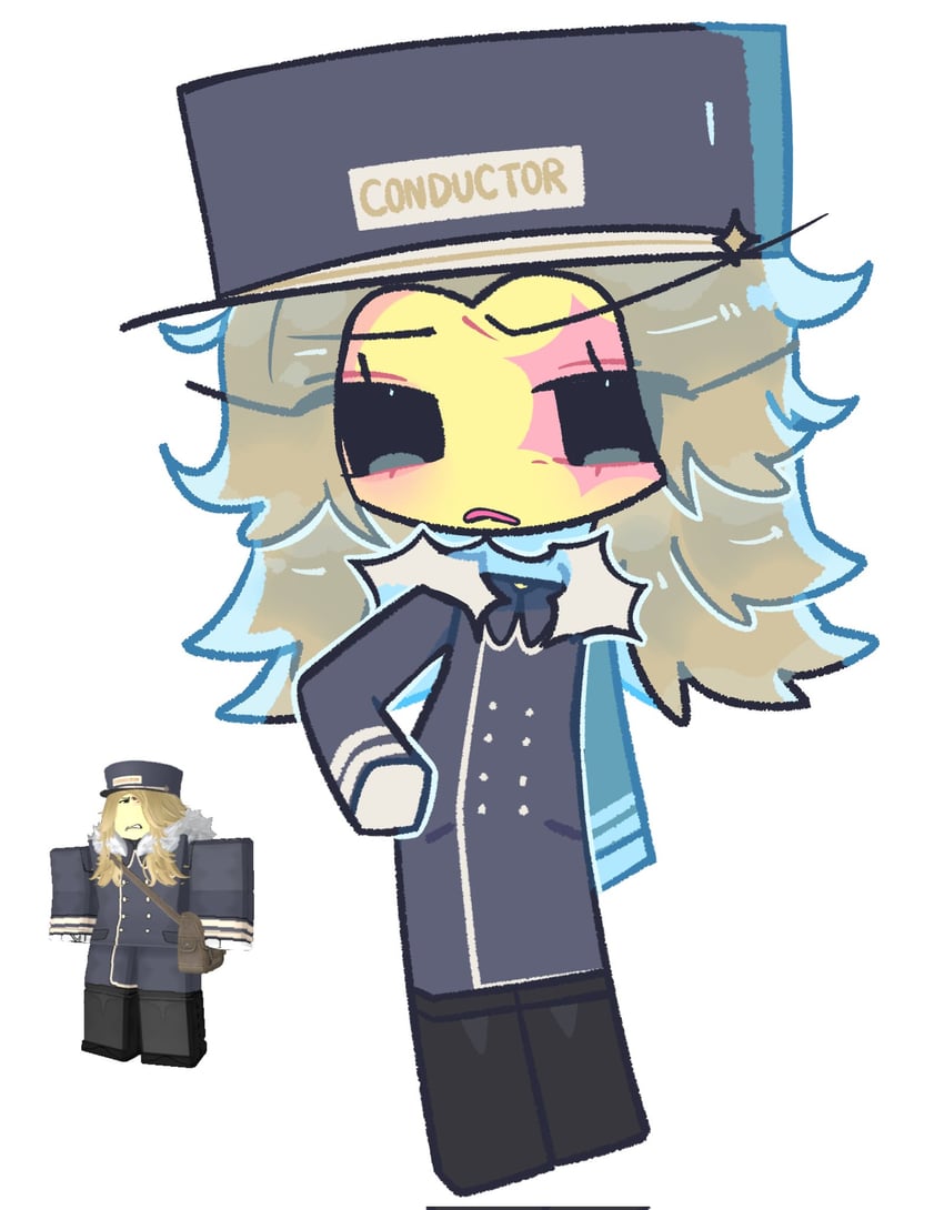 conductor (roblox and 1 more) drawn by 1018sus