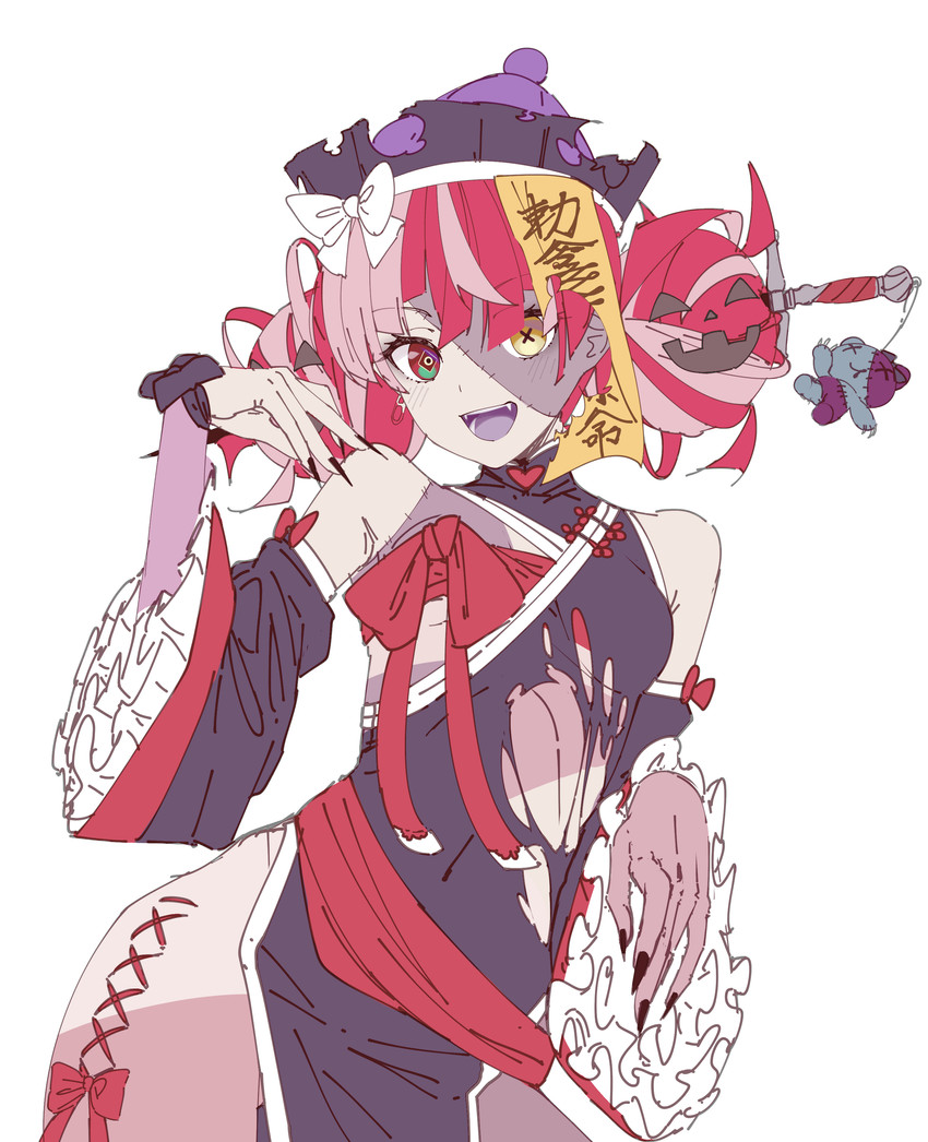 kureiji ollie and udin (hololive and 1 more) drawn by shinomu_(cinomoon)