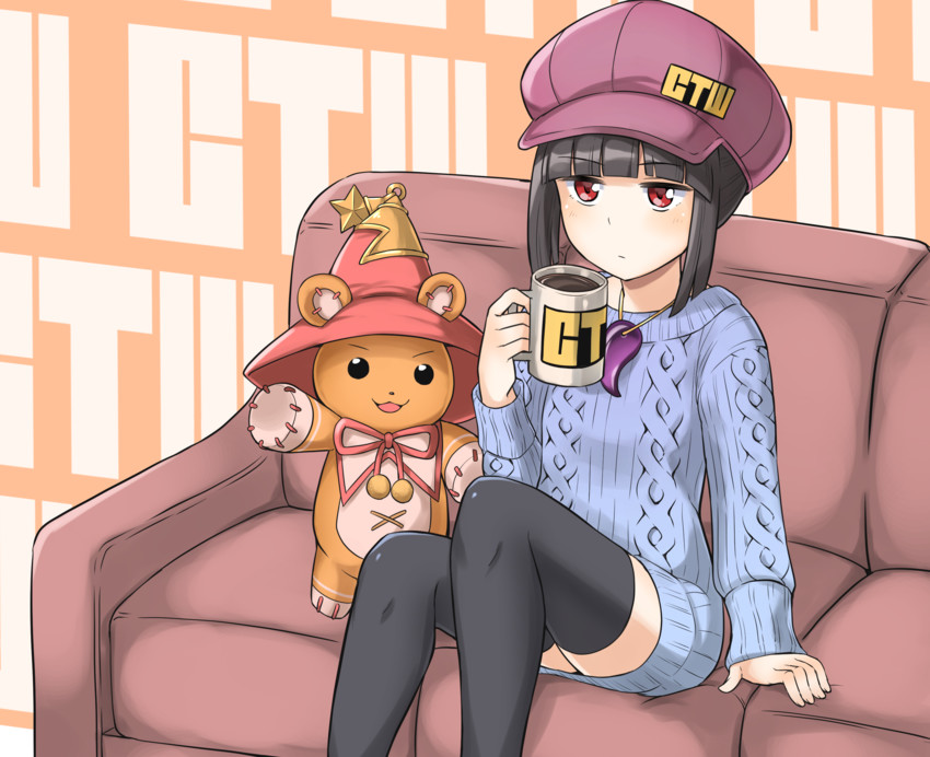 yomi and tiny (puzzle & dragons and 1 more) drawn by yosaku_(y00o13o)