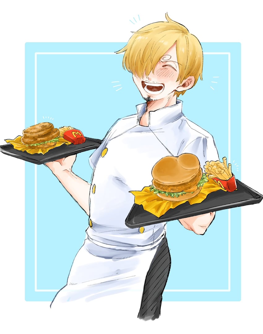 sanji (one piece and 1 more) drawn by kurimaron
