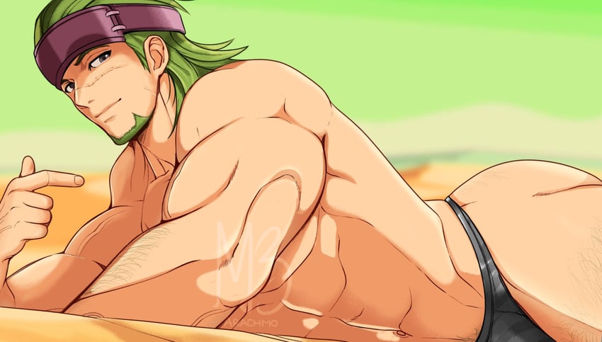 gerik (fire emblem and 1 more) drawn by arachmo
