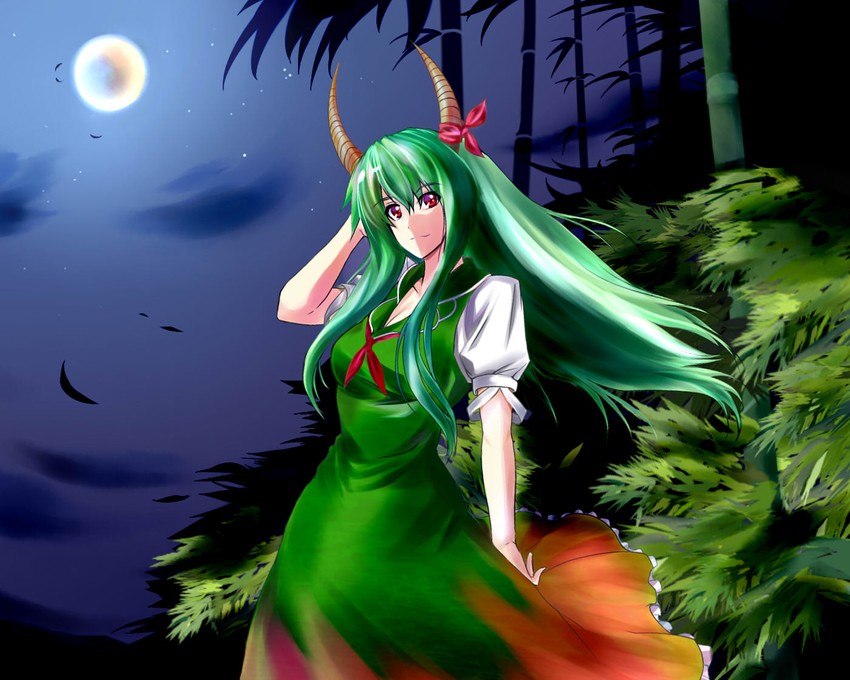 kamishirasawa keine and ex-keine (touhou) drawn by maki_ikazuya