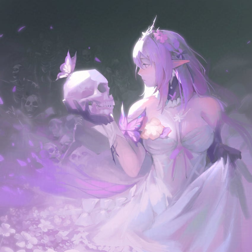 castorice (honkai and 1 more) drawn by olfos