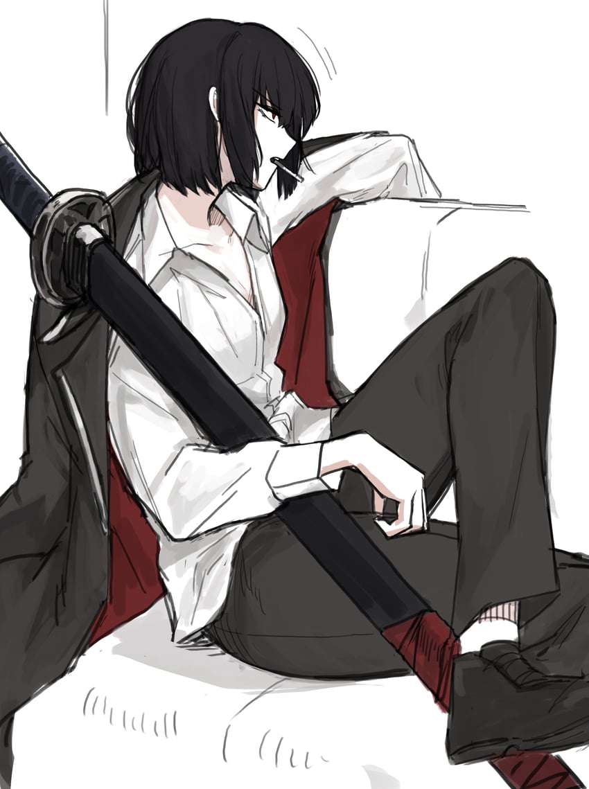 ryoshu (project moon and 1 more) drawn by badnick69_(camchi)