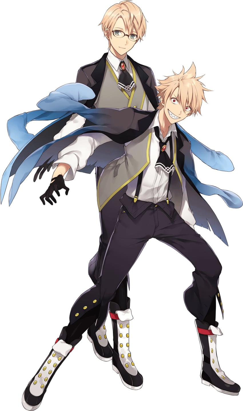 jekyll and hyde, henry jekyll, and hyde (fate and 1 more) drawn by nakahara_(mu_tation)