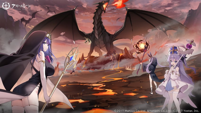 unicorn, ayanami, laffey, z23, fu shun, and 3 more (azur lane)
