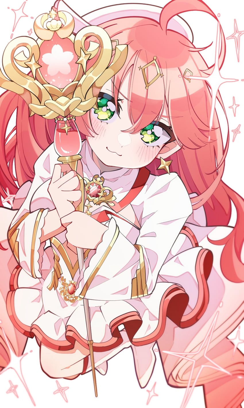 sakura miko (hololive and 1 more) drawn by kam_tuki