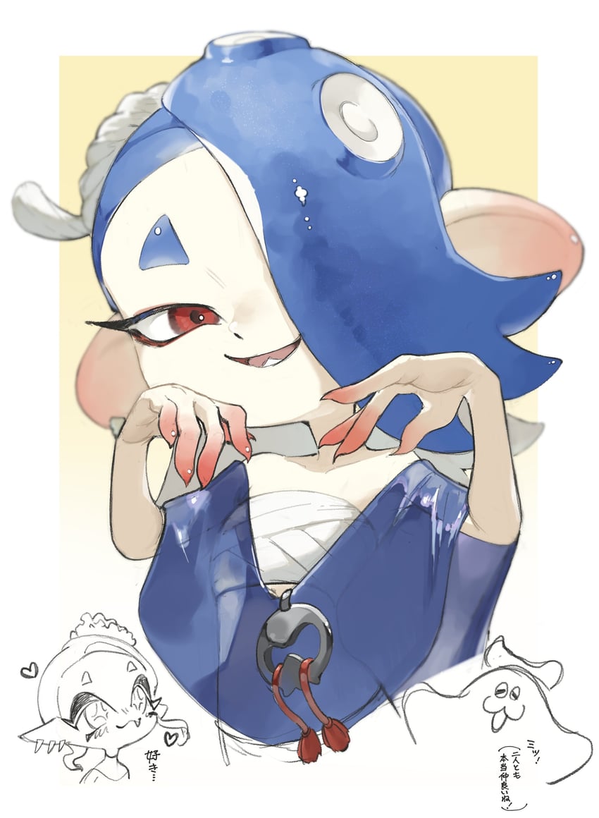 shiver, frye, and big man (splatoon and 1 more) drawn by a_a2001214
