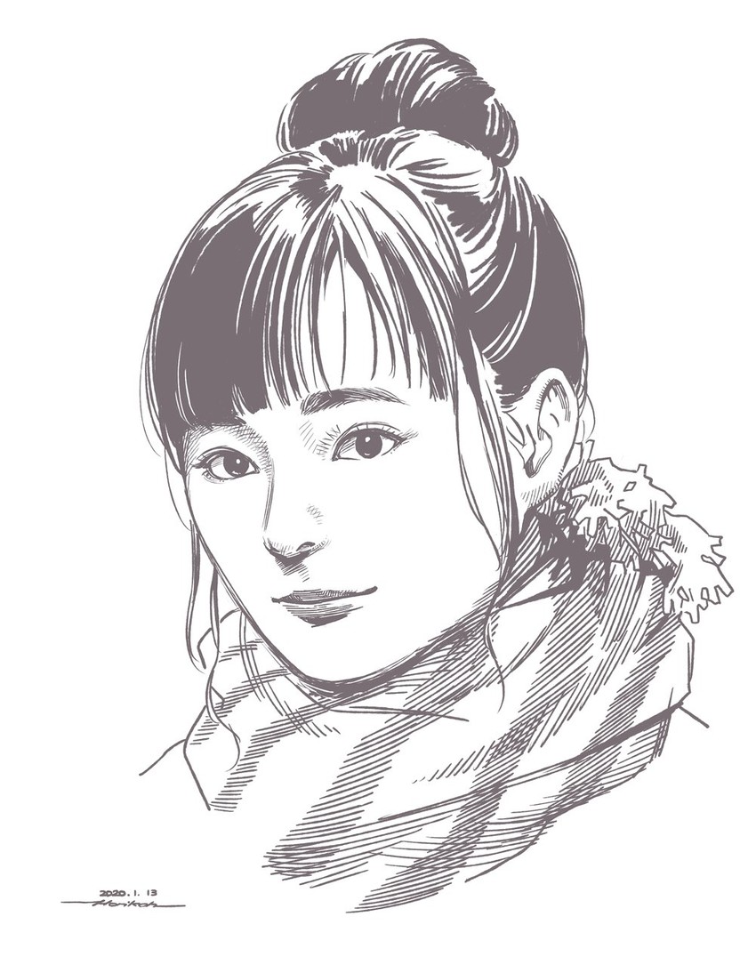shima rin and fukuhara haruka (yurucamp) drawn by horikou