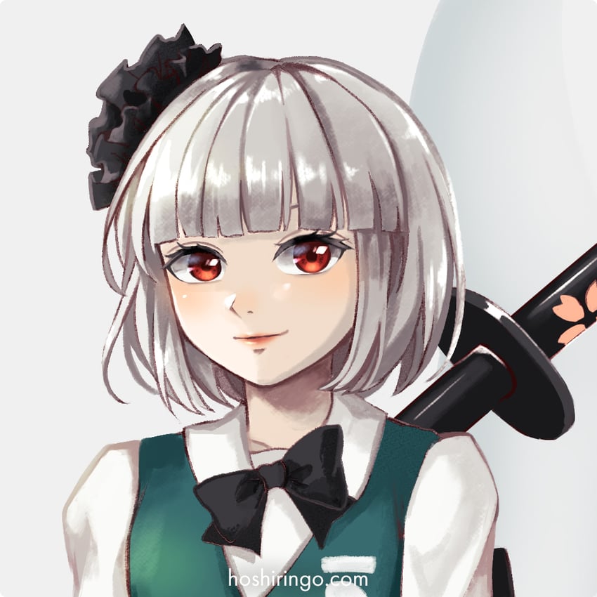 konpaku youmu (touhou and 1 more) drawn by hoshiringo0902