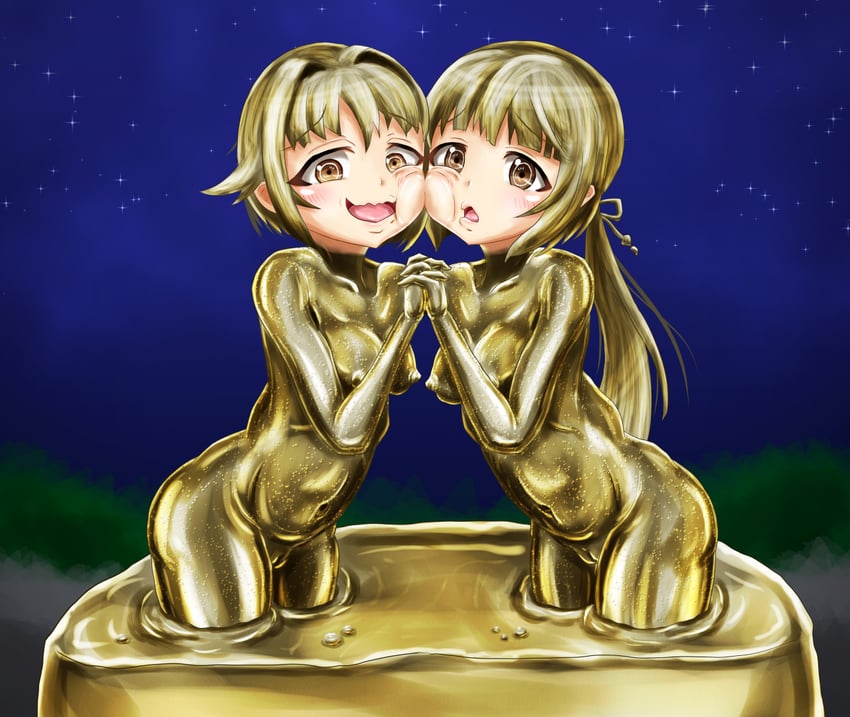koshimizu sachiko and yorita yoshino (idolmaster and 1 more) drawn by yaneura_(yaneur)