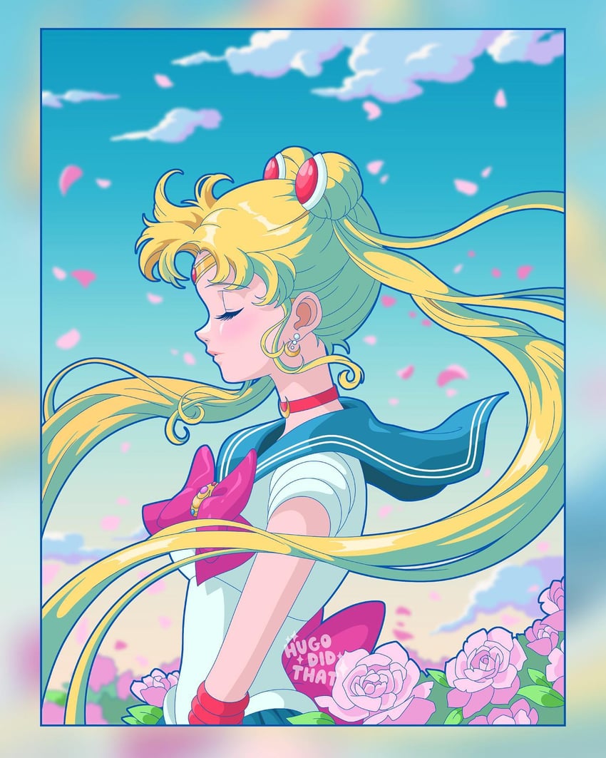 tsukino usagi and sailor moon (bishoujo senshi sailor moon) drawn by hugo.did.that