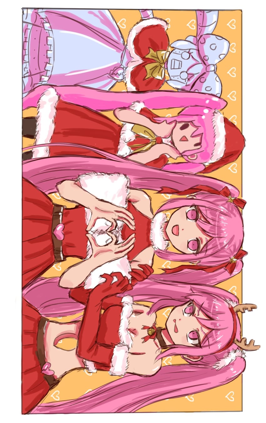 sweetheart, perfectheart, mutantheart, and roboheart (omori) drawn by qq_(oooomoribiglove)