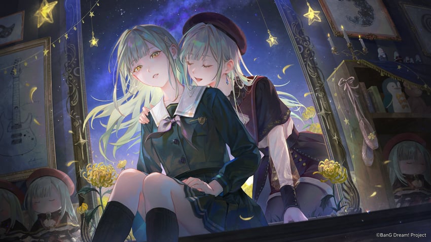 wakaba mutsumi and mortis (bang dream! and 1 more) drawn by tamaki_(tamaki599)