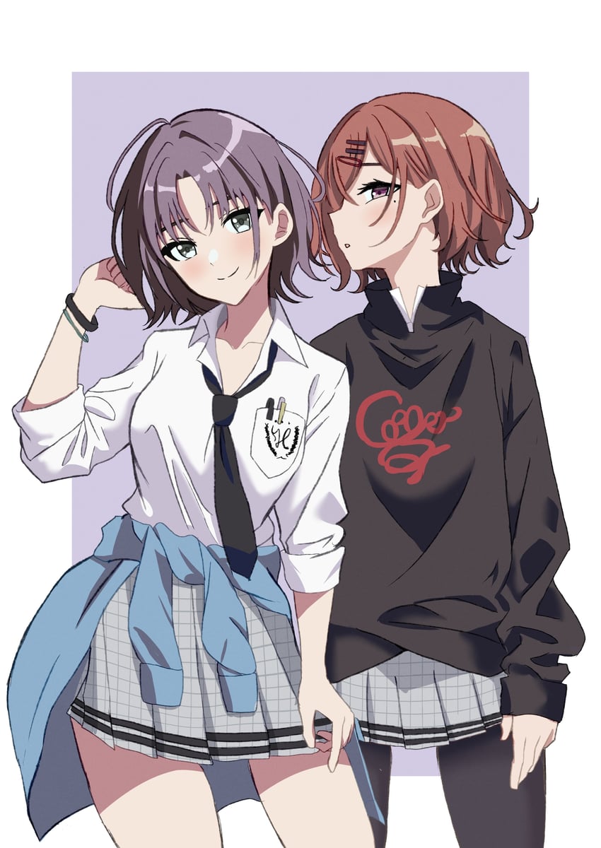 higuchi madoka and asakura toru (idolmaster and 1 more) drawn by kinomiki