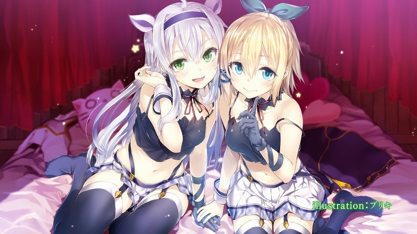 sistine fibel and rumia tingel (rokudenashi majutsu koushi to akashic record) drawn by buriki